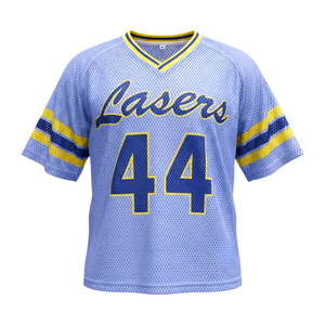 Wholesale Custom Lightweight Sublimated Porthole Lacrosse Mesh Jersey Custom Box Fit Lacrosse Game Jerseys Lacrosse Practice Set - Product Image 1