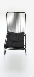 Fauteuil d'hôpital moderne de luxe en fer forgé à dossier haut pour usage intérieur/extérieur - Product Image 3