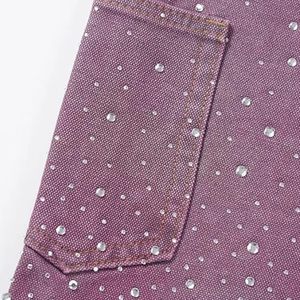 Novedad 2026: Pantalones Cortos de Mezclilla para Hombre, de Alta Calidad, 100% Algodón, Cintura Media, Transpirables, Ecológicos, con Pedrería, Tallas Personalizadas - Product Image 3