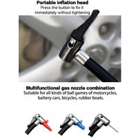 Mini Cordless ABS Tire Air Compressor Pump with Smart Pressure Monitoring Fast Inflation for Car Motorcycle Bicycle