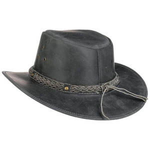 Cowboy <b>Hat</b> <b>for</b> <b>Men</b>/Women Unisex Outdoor Wide Brim Felt <b>Fedora</b> Classic Flat Top - Product Image 3