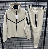 Ensemble de survêtement d'hiver pour homme en molleton imprimé 100 % coton respirant, veste à capuche et pantalon de jogging, 3 pièces, imprimé numérique