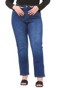 Nouveauté - Jeans décontractés pour femmes - Pantalons dans toutes les tailles personnalisables - Lavage moyen - 100% coton - Respirant / Écologique - Product Image 2
