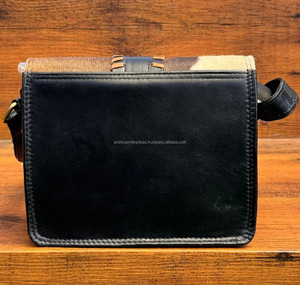 Bolso bandolera de piel de vaca occidental de diseñador de lujo al por mayor, bolso de mano bohemio para mujer, Bolso multiusos - Product Image 5