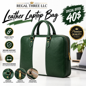 Maletín de Cuero Genuino Premium para Portátil, Bolsos de Hombro Profesionales para Oficina, Bolsos de Mano de Cuero para Portátil - Product Image 6