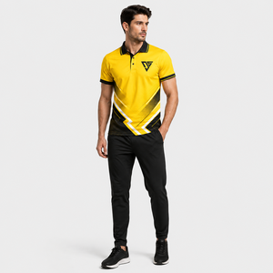 Polo de hombre de alta calidad que ofrece comodidad ligera, ajuste flexible y durabilidad para el trabajo, viajes y actividades de ocio. - Product Image 1