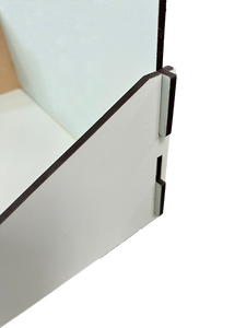 <b>Tabletop</b> Three-Layer Adjustable Product Holder Rack | OEM Logo Support | Laser Cut Wood Display Rack for Retail Store/Counter - Product Image 2