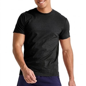 <b>Men</b> Classic Plain <b>Black</b> T <b>Shirt</b> Ultra Soft Cotton Breathable Lightweight Short Sleeve Crew Neck Casual Everyday <b>Slim</b> <b>Fit</b> Summer - Product Image 1