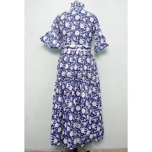 Camiseta Hecha a Mano, Transpirable, Informal, Vintage, para Uso Diario en Invierno y Verano, Corte Holgado, Estampado Floral, Cuello Redondo, Manga Larga con Vuelo - Product Image 6