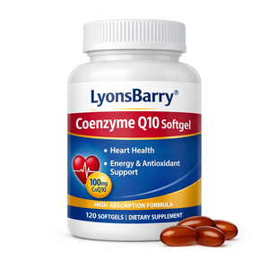 Cápsulas de Coenzima Q10 LyonsBarry 500mg, 100 Unidades, Salud Cardíaca, Energía, Suplemento Antioxidante, 18 Meses de Caducidad, OEM Privado - Product Image 2