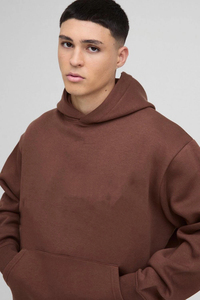 Conjunto deportivo de algodón 100% con logotipo personalizado, pantalón acampanado y sudadera con capucha, para la temporada de invierno, para hombre. - Product Image 6
