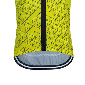 Chaleco de ciclismo para hombre, resistente al viento, transpirable, tela de nailon y poliéster, chaleco para deportes al aire libre, chaleco reflectante de seguridad para ciclismo - Product Image 6