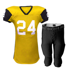 High Quality American <b>Football</b> Uniform 100% Polyester Team Solid Color American <b>Football</b> Uniform For Men's - Product Image 1