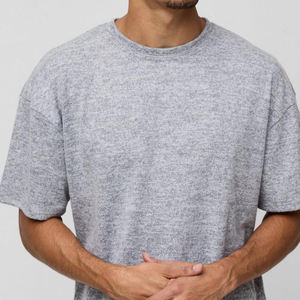 Camisetas Boxy de Algodón 100% de Alta Calidad con Logo Personalizado, Tejido Ligero, Corte Casual Holgado, Hombros Caídos y Largo Regular para - Product Image 2