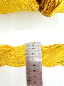 Ribete Ondulado Metálico Dorado, Bordado Decorativo, Ribete de Costura de Primera Calidad por Metro - Product Image 6