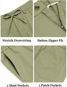 High Quality <b>Men</b> Cotton Pajama <b>Pants</b> Eco-Friendly Quick Dry Breathable Soft Stretch <b>Lounge</b> Bottoms Comfortable Homewear - Product Image 4