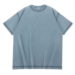 Nouvelle Arrivée 2026 – T-shirt Homme Oversize Violet Uni à Manches Courtes en Coton, Col Rond, Coupe Décontractée, Maille Jersey, Design Uni - Product Image 5