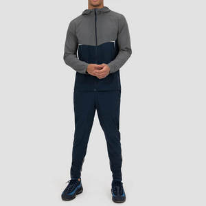 Veste coupe-vent d'hiver pour homme 2 en 1 avec logo personnalisé, motif uni, style streetwear, fermeture à cordon et design simple - Product Image 1