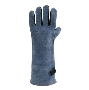 Guantes de Seguridad de Cuero para Soldadura MIG, Personalizables, de Alta Calidad, Protección Completa para los Dedos, Anti-Impactos, Transpirables, Forrados de Algodón, Rectos - Product Image 2