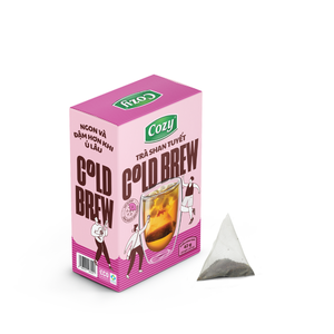 โรงงานผลิตชาดำสโนว์ชานพรีเมียมแบบเย็น ชาดีท็อกซ์แบบเย็น บรรจุในถุงชาพีระมิด - Product Image 1