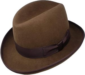 Chapeau en cuir pour homme 2026 – Style classique, bord court, élégant, en cuir pleine fleur – Tendance USA et Europe - Product Image 4