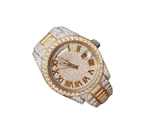 Reloj mecánico automático de diamantes de lujo de diseñador superior, reloj Unisex, reloj Moissanite de gama alta, fiesta de boda, ancho de banda de 18mm - Product Image 1