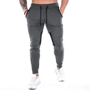 Pantalon de jogging en coton confortable pour homme, coupe ajustée, bas côtelé, style streetwear décontracté, pour le sport et l'entraînement - Product Image 6