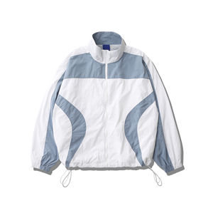 Nuevo Conjunto Deportivo de Dos Piezas para Mujer, Chaqueta Cortavientos Transpirable con Bloques de Color y Cierre, con Pantalones, para Verano - Product Image 5