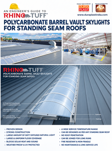 Impact Resistant UV Protected Highly Durable Thermal Heat Insulated Barrel Vault Polycarbonate Skylights for Standing Seam Roofs - Product Image 2