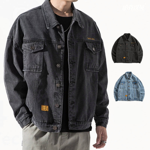 Men's Classic Denim <b>Jacket</b> Nylon/Cotton Blend Waterproof Breathable Trucker <b>Jacket</b> Casual Streetwear Outerwear Custom Logo ODM - Product Image 5