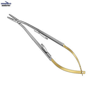 Portaagujas Manual Modificado CASTROVIEJO de 14 cm, Plateado, Clase I, Certificado CE - Product Image 1