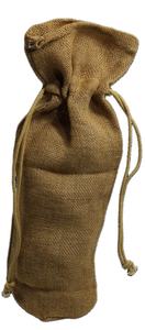 Sac fourre-tout en jute naturel pour bouteilles de vin avec impression personnalisée, écologique, grande taille, bandoulière, recyclable - Product Image 6