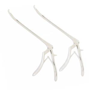 ชุดเครื่องมือผ่าตัดกระดูกสันหลังแบบโค้ง 45 องศา จำนวน 2 ชิ้น ขนาด 2 มม. และ 3 มม. ยี่ห้อ Bayonet Kerrison Rongeurs - Product Image 1