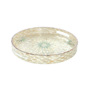 ถาดเสิร์ฟตกแต่งเปลือกหอยมุกเวียดนามพร้อมหูจับ ถาด MOP สำหรับโต๊ะกาแฟ ราคาดี - Product Image 2