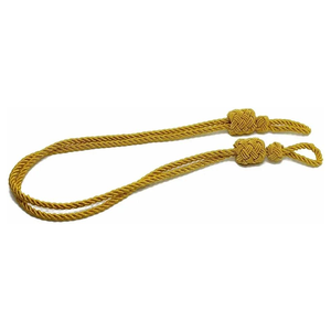 Cordón para sombrero de alambre trenzado al por mayor, accesorios uniformes, cordón para gorra hecho a mano, ajustable, con nudo, ceremonial, con tamaño y colores personalizados - Product Image 5