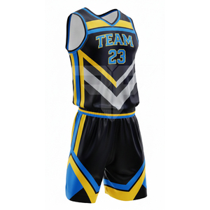 Camiseta de Baloncesto con Bordado 3D en Relieve, Tejido Duradero de Alta Calidad, Uniforme de Baloncesto Bordado en Poliéster - Product Image 3