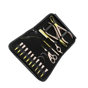 High Quality Hair Extension Tools Kit with Extension Pliers Loop Needle Hair Pulling <b>Hook</b> Hair Comb Sectioning <b>Clips</b> - Product Image 4