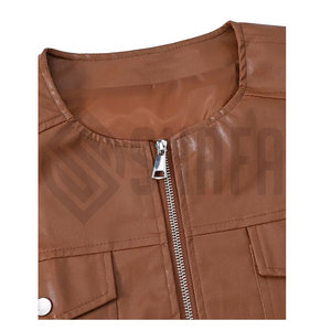 Top Trending Plus-Size Men's Waistcoat & Vest Unique Design Black <b>Leather</b> Sleeveless <b>Winter</b> Heated Motorcycle Vest - Product Image 4