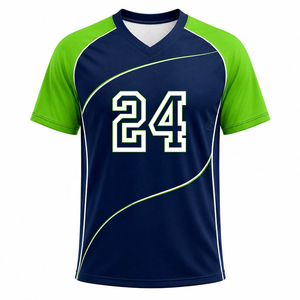 Maillot de lacrosse personnalisé pour hommes, 100% polyester, antibactérien, respirant, sans manches, col en V, noms et numéros d'équipe personnalisés, OEM - Product Image 5