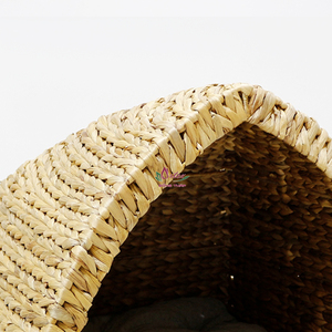 Casa Ecológica para Mascotas de Pasto Marino, Villa Tejida Natural y Confortable para Perros y Gatos - Product Image 2