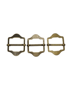 MING KEE METAL 1 pulgada doble Pin prenda latón hebilla ajustada sin oxidación Metal moda Premium calidad hebillas - Product Image 2