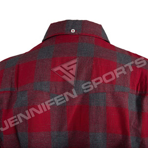 เสื้อเชิ้ตผ้าแฟลนเนลผู้ชายขายดีรุ่นล่าสุด ผ้าฝ้าย 100% แฟลนเนลดีไซน์ทันสมัย เสื้อแฟลนเนลทอแบบสั่งทำ - Product Image 5