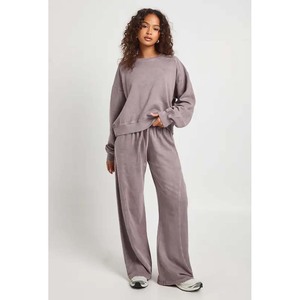 Wholesale New Design Stacked Jogging <b>Sweat</b> <b>Suit</b> <b>For</b> Men <b>Women</b> Custom Stripes Reflective Tracksuit Stacked Jogging <b>Sweat</b> <b>Suit</b> - Product Image 1