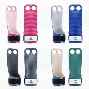 Wolson Industry - Agarraderas de Gimnasia Ligeras, Transpirables y Ajustables, con Cierre Seguro para las Muñecas, Ideales para Dominadas y Fitness - Product Image 3