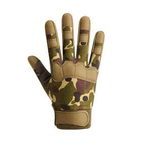 Heavy Duty Motorcycle <b>Gloves</b> Anti Shock Breathable Durable Leather Riding <b>Gloves</b> For Long Distance Use - Product Image 2