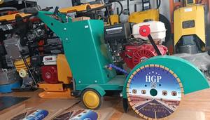 HGP Béton Asphalte Route Cutter 13HP Moteur À Essence Haute Efficacité OEM Logo Personnalisé 350-500mm Lame Vietnam Exportation 180mm 220V - Product Image 2