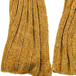 Écharpe longue en tricot pour femme, couleur unie, isolation thermique, accessoire chaud d'hiver, style classique, matière acrylique - Product Image 3