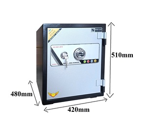 Coffre-fort numérique MNS-52C MONEY SAFE, 510x420x480mm, armoire de sécurité en acier antivol - Product Image 1