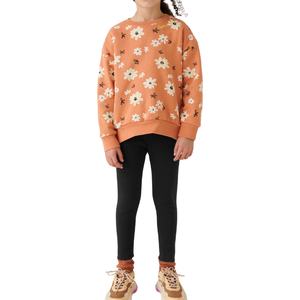 Leggings d'hiver pour filles doublés de polaire en Spandex/Polyester, tricot doux et chaud, marque personnalisée OEM ODM, usine de vêtements pour enfants - Product Image 1