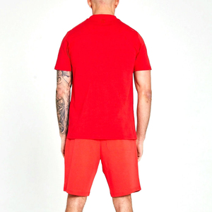 Conjunto de Verano de Dos Piezas para Hombre, Nuevo Diseño, Personalizable, Camiseta y Pantalones Cortos de Poliéster/Algodón - Product Image 6